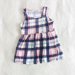 H&M Toddler Girls' Plaid Patterned Jersey Dress - 1.5-2 Years